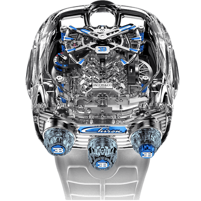 Sapphire Bugatti Chiron Watch By Jacob & Co
