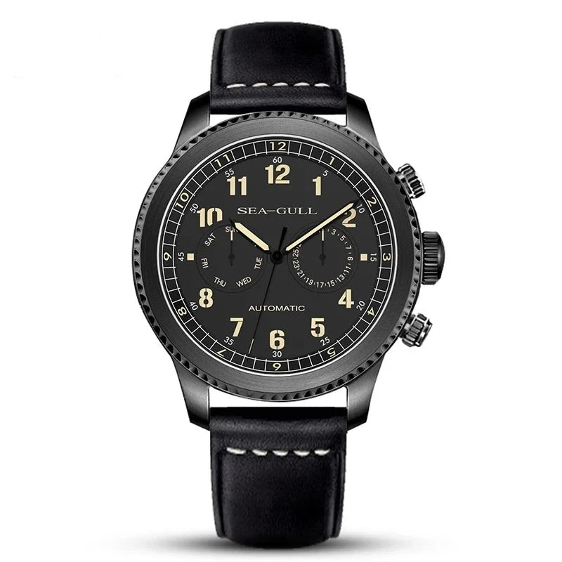 Men's Fashion Multifunction Belt Sapphire Luminous Watch | Human Fashionable