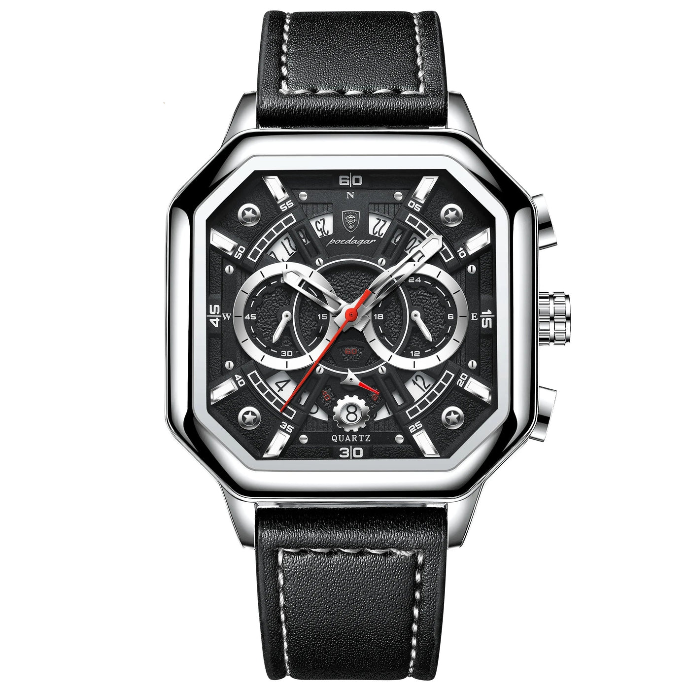 Luxury Chronograph Square Men Watch