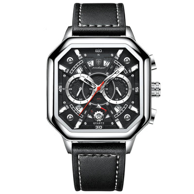 Luxury Chronograph Square Men Watch