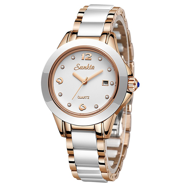 Women's Brand New Gold Luxury Quartz Watch