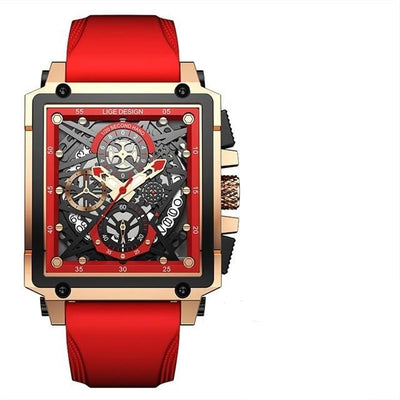 Men Brand New Luxury Quartz Square Wrist Watches